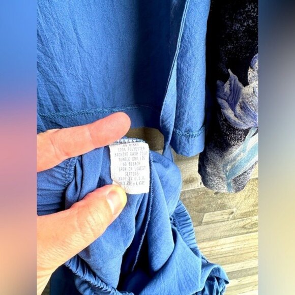 Sport Savvy Womens 2-Piece Loungewear Set with Floral Jacket/ Blue Pants Vintage - Picture 6 of 7